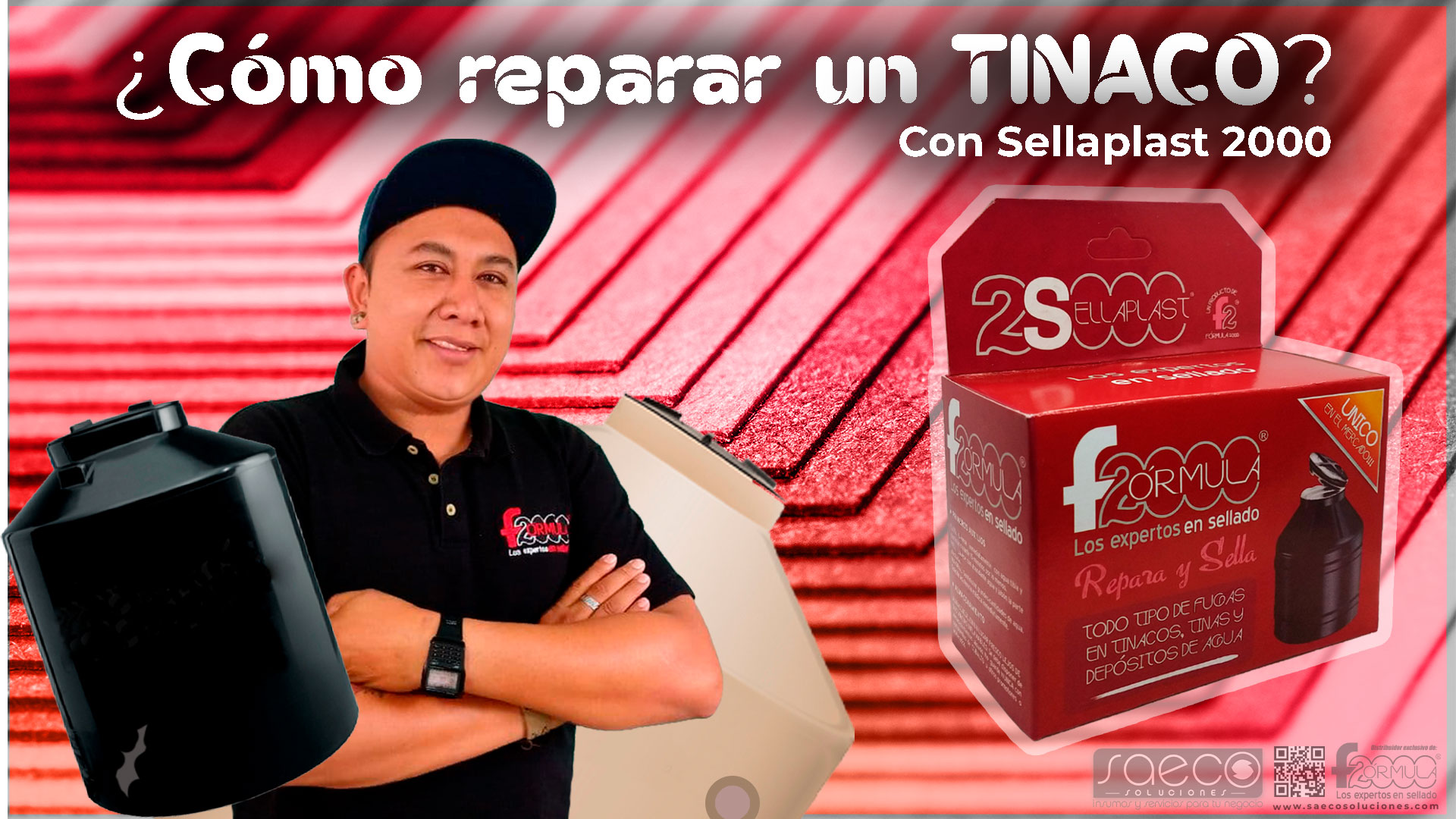 ¿Cómo reparar un tinaco con Sellaplast 2000?